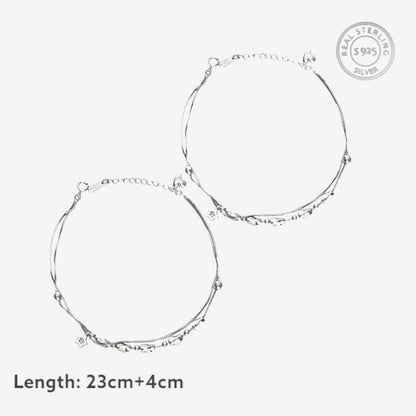 Dual Layer Charm Anklet