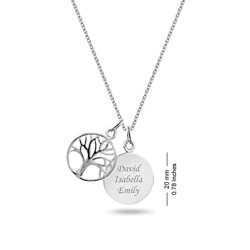 Personalised Tree Of Life Necklace