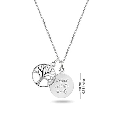 Personalised Tree Of Life Necklace