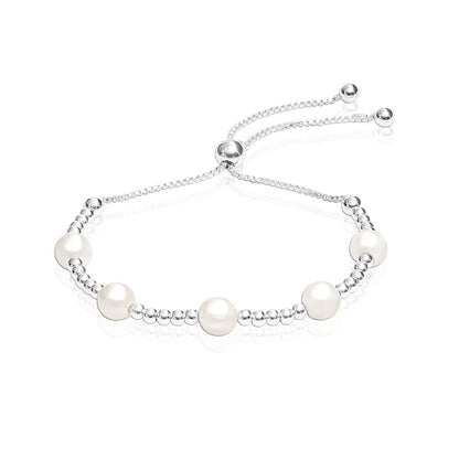 Pearl Sliding Bead Bracelet