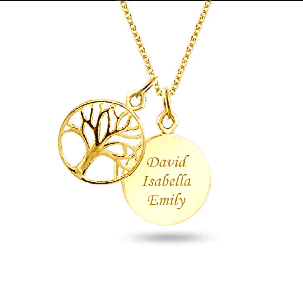 Personalised Tree Of Life Necklace