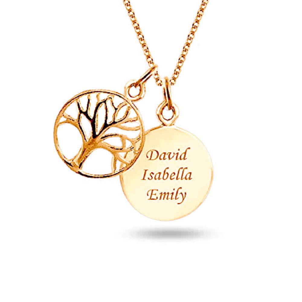 Personalised Tree Of Life Necklace