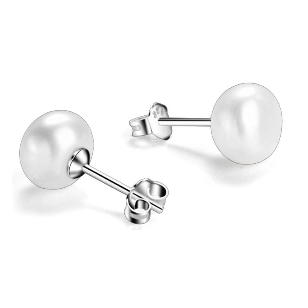 Minimal Pearl Studs Earrings